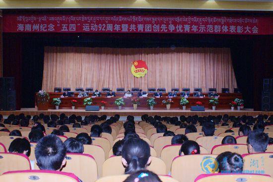 海南州召开共青团青年示范群体表彰大会