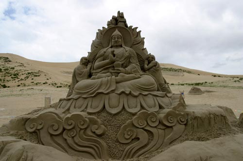 第二届青海湖沙岛国际沙雕艺术节今年6月举行