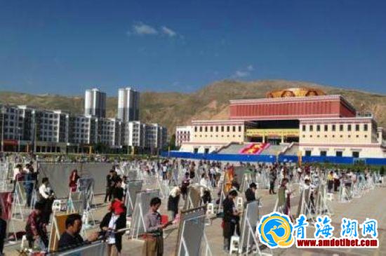 2013年首届热贡唐卡绘制大赛在青海热贡举行