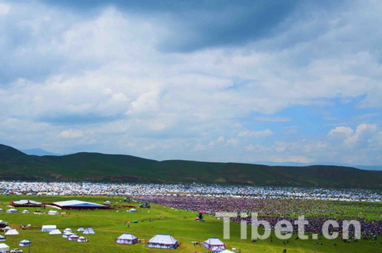 甘南州夏河县甘加时轮灌顶大法会已圆满结束