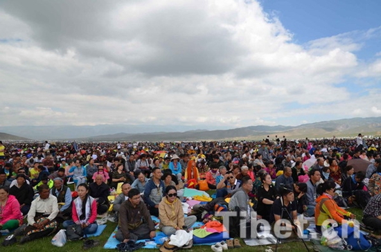 甘南州夏河县甘加时轮灌顶大法会已圆满结束